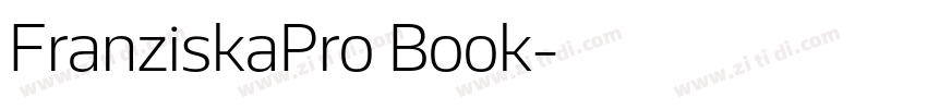 FranziskaPro Book字体转换